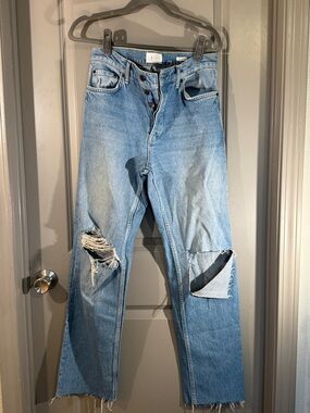 Rails - Size 29- Topanga High Waist Straight in Faded Blue